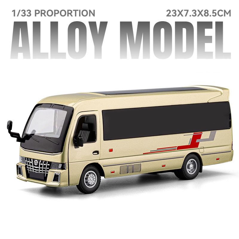 1:33 تويوتا كوستر حافلة سبيكة  - مراجعة Party Games Bus وسعره