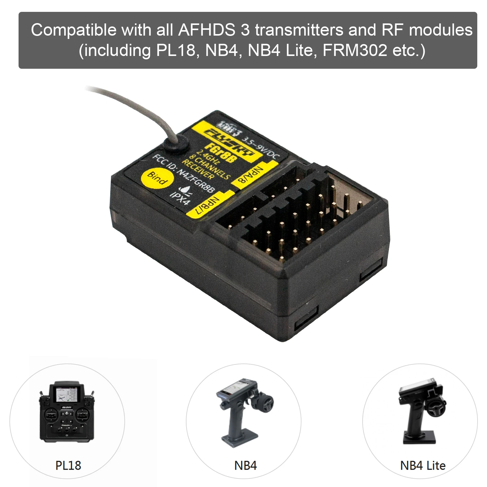 FLYSKY FGR8B PWM/ PPM/ i-bus م - مراجعة Party Games Bus وسعره