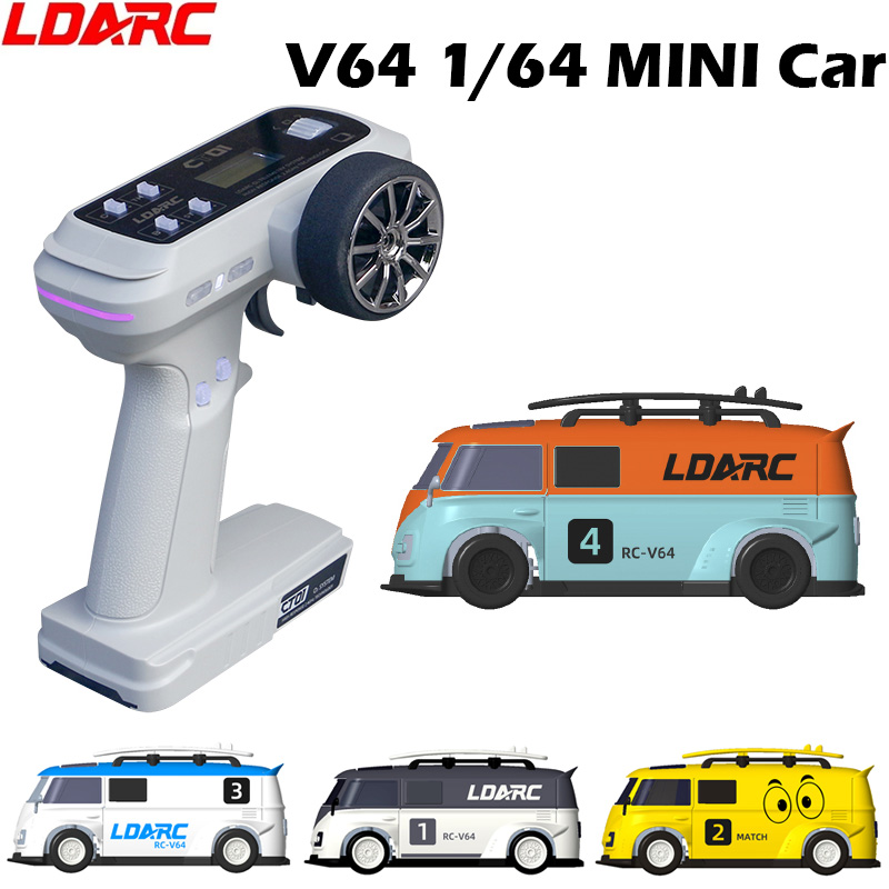 1:64 LDARC V64 حافلة صغيرة للت - مراجعة Party Games Bus وسعره
